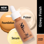 Buy NY Bae Strobe Skin Tint Combo - Deep Skin | Strobe Pink Topaz | Warm Honey Foundation | Skin Tint | Glowy Korean Skin | Deep Skin Tone | Everyday Makeup Kit 12 gm - Purplle