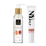 Buy Good Vibes x NY Bae Glow Clean Duo (Good Vibes Ubtan De Tan Glow Face Wash (120 ml) + NY Bae PRO Strobe Cream Pink Topaz (12 gm) - Purplle