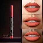 Buy FACES CANADA Ultime Pro HD Intense Matte Lipstick + Primer - Scarlet, 1.4g | 9HR Long Stay | Feather-Light Comfort | Intense Color | Smooth Glide - Purplle