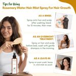 Buy Mystiq Living Rosemary Water for Hair Growth, Mist Spray Steam Distilled 100% Pure and Natural Hydrosol, Hair Mist - 100 ml - Purplle