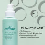 Buy MCaffeine 2% Salicylic Acid Niacinamide & Matcha Tea Face Wash 100 ml - Purplle