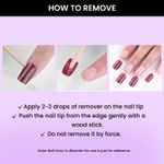 Buy FACES CANADA Ultime Pro Splash Instant Manicure - Paprika | 16 Pcs Press On Nail Extensions | Artificial Fake Nail Set | Long lasting and Durable | Lightweight & Comfortable - Purplle