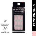 Buy FACES CANADA Ultime Pro Splash Instant Manicure - Bubblegum | 16 Pcs Press On Nail Extensions | Artificial Fake Nail Set | Long lasting and Durable | Lightweight & Comfortable - Purplle