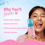 Buy Aqualogica Radiance+ Mousse Hydrating Foam Cleanser- 100 ml |Face Wash for all Skin Types | Gently Cleanses & Hydrates | Reduces Spots & Acne Marks | Makes Skin Radiant - Purplle