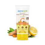 Buy Mamaearth Vitamin C Daily Glow Sunscreen with SPF 50 & PA+++ for Sun Protection & Glow - 80 gm - Purplle