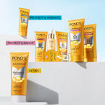 Buy PONDS SUNSCREEN CREAM SPF 35 PA+++ with 3% Niacinamide C serum for UVA/B, No White Cast, Even toned skin, 50gm - Purplle