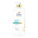 Buy Dove Dandruff Clean & Fresh Shampoo for Dry, Itchy & Flaky Scalp, 1 Litre - 1 L - Purplle