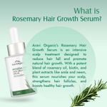 Buy Aravi Organic Rosemary & Biotin Hair Growth Serum | Strengthens Hair & Nourishes Scalp | Promotes Hair Growth & Reduces Hair Fall | Lightweight, Non-Greasy Formula | For Men & Women – 30 ml - Purplle