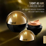 Buy Lakme Xtraordin Airy Mattreal Mousse BeigHoney 12g - Purplle