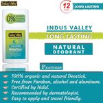 Buy Indus Valley Paraben Free Natural Wicked Cool Deodorant Stick - For Boys & Girls Deodorant Stick - For Men & Women (50 gm) - Purplle
