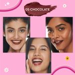 Buy SUGAR POP Matte Lipstick - 05 Chocolate - 4.2 gms | Non-Drying | Lightweight | Satin matte finish | Paraben-free - Purplle