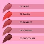 Buy SUGAR POP Matte Lipstick - 05 Chocolate - 4.2 gms | Non-Drying | Lightweight | Satin matte finish | Paraben-free - Purplle