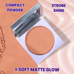 Buy NY Bae Strobe Glow Compact Powder – Soft Pink 01 (8.5 gm) Fair-Medium Skin Tone | Highlighter + Compact | 10 Hrs+ Oil Control | Matte Glow | Shimmer Infused | Soft Powder Puff + Built-In Mirror | - Purplle