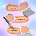 Buy NY Bae Strobe Glow Compact Powder – Soft Pink 01 (8.5 gm) Fair-Medium Skin Tone | Highlighter + Compact | 10 Hrs+ Oil Control | Matte Glow | Shimmer Infused | Soft Powder Puff + Built-In Mirror | - Purplle