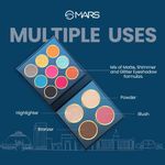 Buy MARS The City Paradise Makeup Kit | Highly Pigmented and Blendable | 9 Eyeshadow Palette with 1 Highlighter, Blusher, Bronzer & Compact Powder each (16 gm) (03-Chandigarh) - Purplle