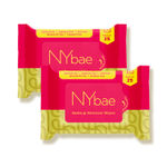 Buy NY Bae Makeup Remover Pack of 2 | Cleansing Facial Wipes | Refreshing | Alcohol Free | Sulphate Free | Paraben Free | Set of 50 Wipes| Makeup Kits | Travel Friendly - Purplle