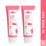 Buy Plum Squalane & Vitamin E Dewy-Bright Sunscreen SPF 50 PA+++ (Pack of 2) - Purplle