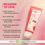 Buy Plum Squalane & Vitamin E Dewy-Bright Sunscreen SPF 50 PA+++ (Pack of 2) - Purplle