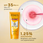 Buy POND’S Sun Miracle SPF 35 PA+++ Creme Gel Sunscreen - Protect & Bright, With Niacinamide 50g - Purplle