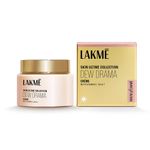 Buy Lakme Dew Drama Gel Creme, Pro-Ceramides, Vit E + Vit B + Vit F 50 gm - Purplle
