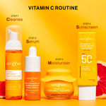Buy Dot & Key Vitamin C CSMS Combo : Cleanser (80 ml) + Serum(20 ml) + Moisturizer (60 ml) + Sunscreen (50 gm) - Purplle