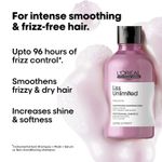 Buy L'Oreal Professionnel Liss Unlimited Shampoo for Frizzy & Unruly Hair 300 ml | With Pro-Keratin - Purplle