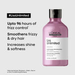 Buy L'Oreal Professionnel Serie Expert Liss Unlimited Shampoo | Smoothens hair & controls frizz| With Pro-keratin complex  (300ml) - Purplle
