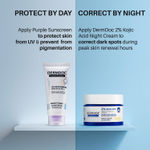 Buy DERMDOC Combo Kit 2% Kojic Acid Glow Fusion Formula Night Cream (50 gm * Pack of 2) | Skin Brightening I Targets Pigmentation I With Niacinamide & Alpha Arbutin Brightening - Purplle