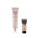 Buy FACES CANADA Rose Glow Kit 4 | Rose Gold Strobe Cream (30g) + Hydra Matte Foundation (Mini) - Medium Natural (15g) | Combo Kit of 2 - Purplle