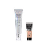 Buy FACES CANADA Celeb Glow Kit 3 | Silver Strobe Cream (30g) + Hydra Matte Foundation (Mini) - Warm Natural (15g) | Combo Kit of 2 - Purplle