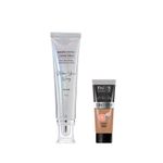 Buy FACES CANADA Celeb Glow Kit 6 | Silver Strobe Cream (30 gm) + Hydra Matte Foundation (Mini) - Warm Sand (15 gm) | Combo Kit of 2 - Purplle