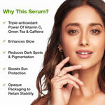 Buy mCaffeine 15% Vitamin C & Green Tea Serum (10 ml) - Purplle