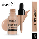 Buy Insight Ultra-Thin Second Skin Long Wear Foundation_Rose Beige - Purplle