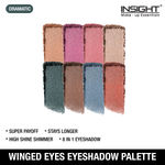 Buy Insight Cosmetics Winged Eyes Eyeshadow Palette - Dramatic 19 gm - Purplle