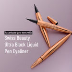 Buy Swiss Beauty Ultra Black Liquid Pen Eyeliner - Black (0.8 ml) - Purplle