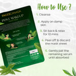 Buy FACES CANADA Post-Makeup Detox Sheet Mask, 25 gm | Gentle Exfoliating Face Sheet Mask For All Skin Types | Rejuvenates Skin | Non-Drying | Matcha Green Tea Leaf Extract & Hyaluronic Acid - Purplle