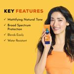 Buy Joy Hello Sun Mattifying Natural Tone Tinted Sunscreen SPF 50 PA+++ with Niacinamide For Normal & Oily Skin | Mattifying, Water Resistant & Easy Blending Face Sunscreen for Sun Protection, 60ml x 2 - Purplle