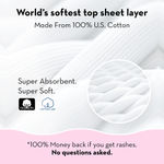 Buy Plush 100% Pure US Cotton 14 Ultra-Thin Natural Pads - 8 Large pads , 6 Extra Large Pads, 2 "Panty" liners - Purplle