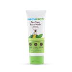 Buy Mamaearth Tea Tree Natural Face Wash For Acne & Pimples Wash (100 ml) - Purplle