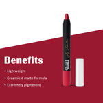 Buy Glam 21 Lip Seduction Non- Transfer Crayon Lipstick| Lightweight & Longlasting|Creamy Matte Formula - 3.6gm Magenta Love | 20 - Purplle