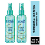 Buy Streax Professional Vitariche Gloss Hair Serum For Women| With Vitamin E & Macadamia Oil | For All Hair Types| 115 ml, Pack of 2 - Purplle