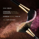 Buy Lakme Absolute Makeup Master Tools - Dual Ended Blush and Contour Brush 1 Pc - Purplle