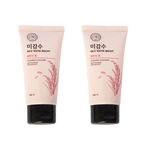 Buy The Face Shop Rice Water Bright Cleansing Foam 100ml (Pack of 2) | Face Wash for Glowing Skin - Purplle