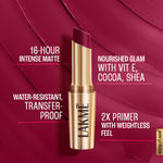 Buy Lakme 9to5 Powerplay Priming Matte Lipstick, Lasts 16hrs, Red Velvet, 3.6g - Purplle