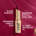 Buy Lakme 9to5 Powerplay Priming Matte Lipstick, Lasts 16hrs, Red Velvet, 3.6 gm - Purplle