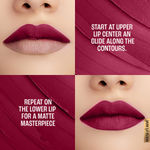 Buy Lakme 9to5 Powerplay Priming Matte Lipstick, Lasts 16hrs, Red Velvet, 3.6g - Purplle