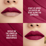 Buy Lakme 9to5 Powerplay Priming Matte Lipstick, Lasts 16hrs, Red Velvet, 3.6 gm - Purplle