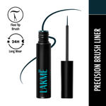 Buy Lakme Eyeconic Liquid Eyeliner Matte Finish, Waterproof, Smudgeproof 24 Hrs, intence Blue, 4.5 ml - Purplle