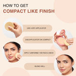 Buy Lakme 9to5 Fashionista Collection Double Duty Dual Finish Compact 20 Nude,9 gm - Purplle