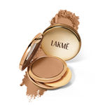 Buy Lakme 9to5 Unreal Dual Cover Pressed Powder, 2 In 1 Compact + Foundation, 38 Walnut,9g - Purplle